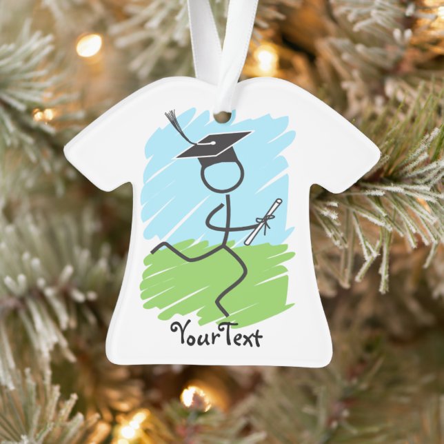 PERSONALIZED Grad Runner © Cross Country, Track Ornament (Tree)