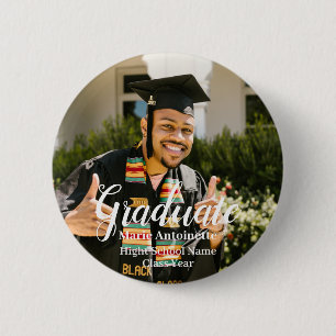 Personalized Grad Simple Photo Button