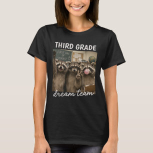 Personalized Grade Level Raccoon Dream Team T-Shirt
