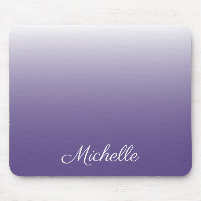 Personalized gradient Ultra Violet shadow Mouse Pad (Front)