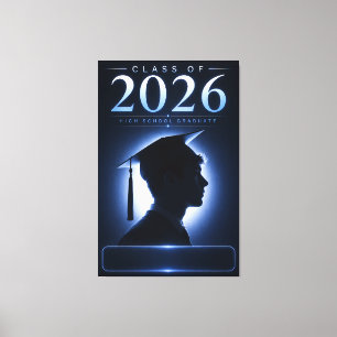 Personalized Graduate 2026 Keepsake Gift Canvas Print