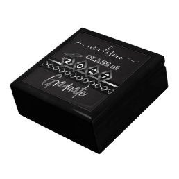 Personalized Graduate - Black and Silver Gift Box