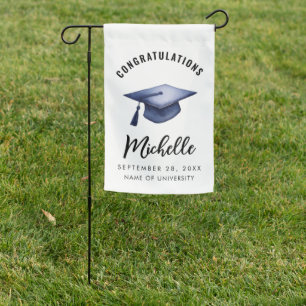 Personalized Graduate Graduation Congratulations Garden Flag