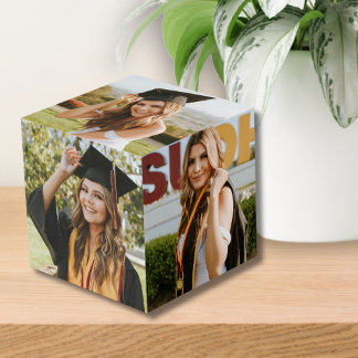 Personalized Graduate Keepsake Graduation Photo Cube