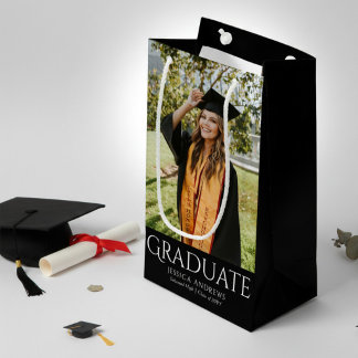 Personalized Graduate Photo Small Gift Bag