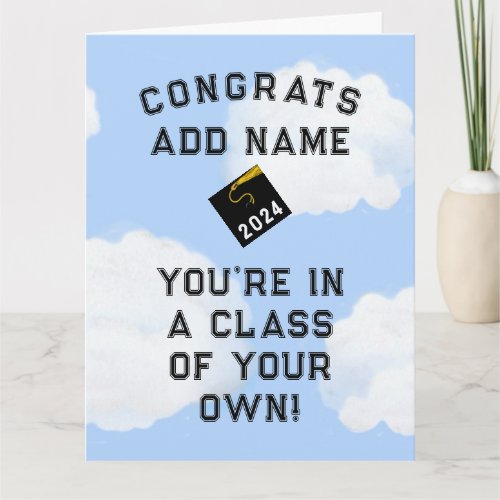 Personalized Graduation 2024 Congrats Card