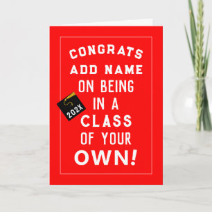 Personalized Graduation 2026 Card