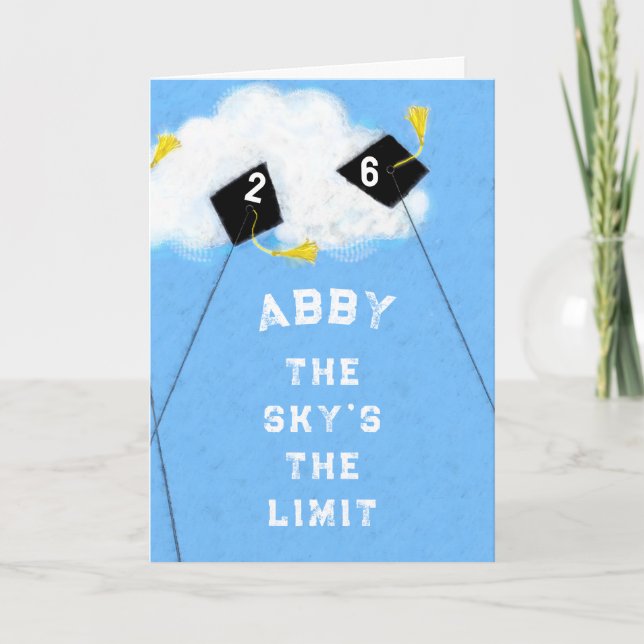 Personalized Graduation 2026 Card (Front)