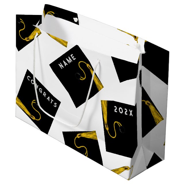 Personalized Graduation 2026 Large Gift Bag (Front Angled)