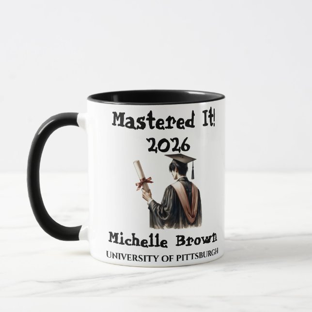 Personalized Graduation 2026 Mug For Her/ Him (Left)