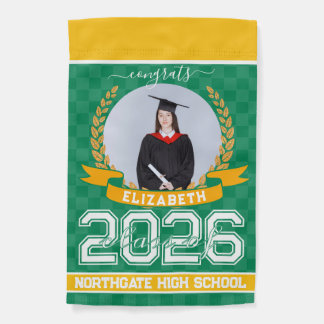 Personalized Graduation 2026 Name School Gift Part Garden Flag