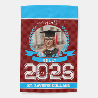 Personalized Graduation 2026 Name School Gift Part Garden Flag