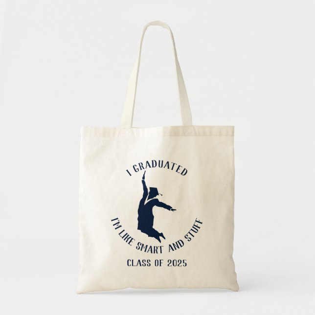 Personalized Graduation 2026 Senior Grad Custom Tote Bag (Front)