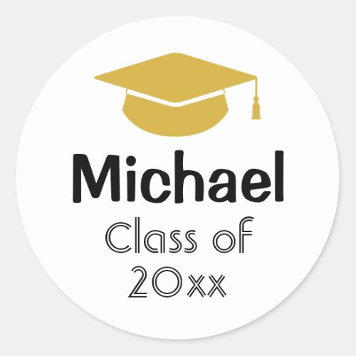 Personalized Graduation Bag Stickers Class of 2024