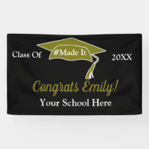 Personalized Graduation Banner