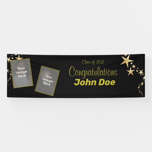Personalized Graduation Banner (Horizontal)