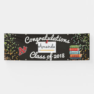 congratulations banners amp signs zazzle personalized congratulations banner