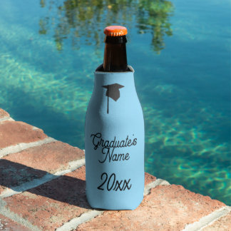 Personalized Graduation Bottle Coolers