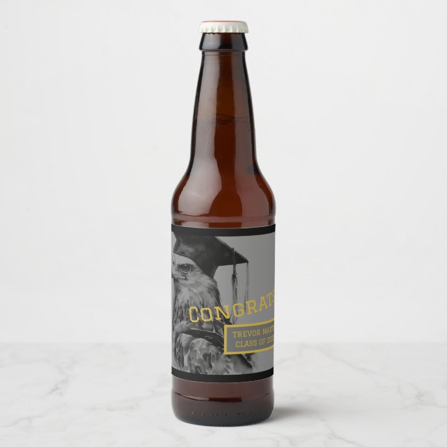 Personalized Graduation Bottle Labels (Front)