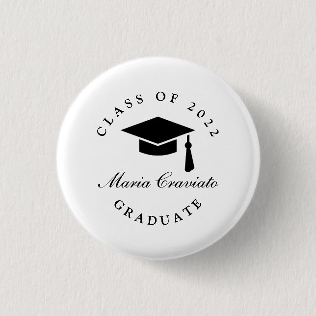 Personalized Graduation Button (Front)