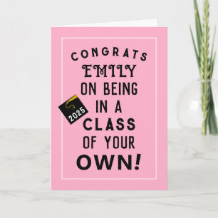 Personalized Graduation Card