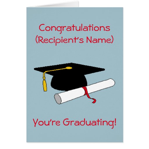 Personalized Graduation Card | Zazzle