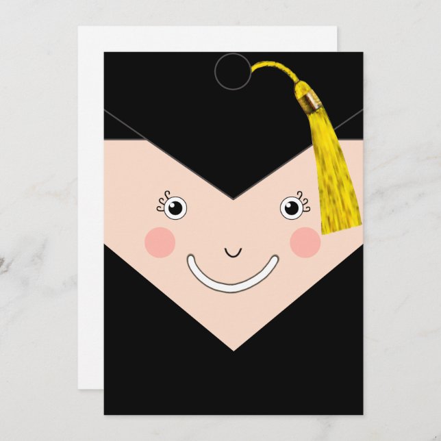 Personalized Graduation Card (Front/Back)