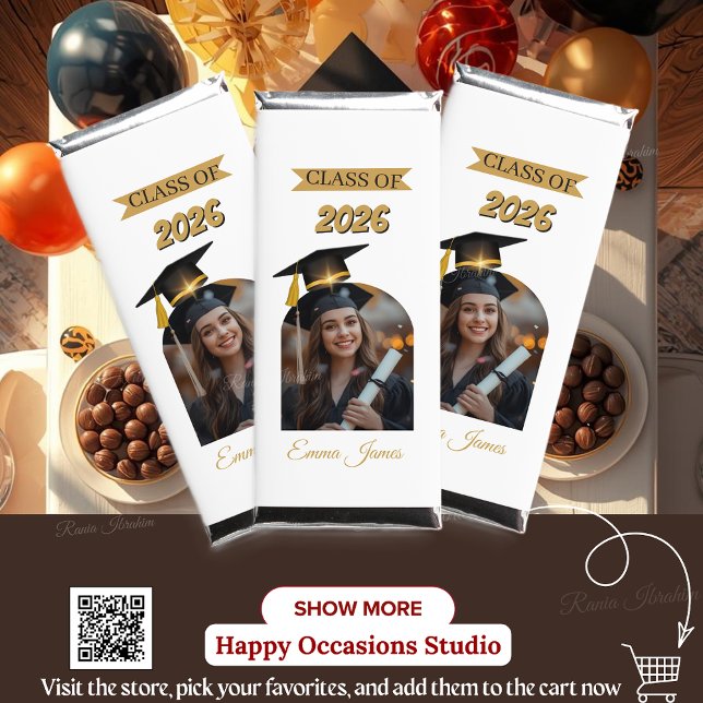 Personalized Graduation Chocolate Bar Wrapper (Creator Uploaded)