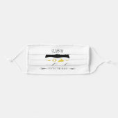 Personalized Graduation Class of 2020 Adult Cloth Face Mask (Front, Folded)