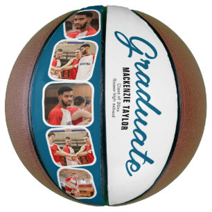Personalized Graduation Class Of Photo and Text Basketball