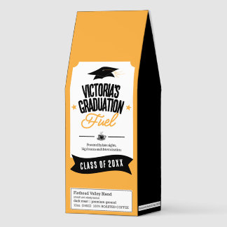 Personalized Graduation Coffee Roast Bag