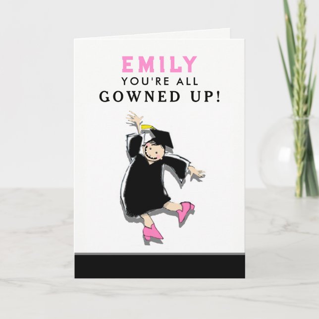 Personalized Graduation Congrats Card (Front)