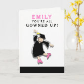 Personalized Graduation Congrats Card (Yellow Flower)