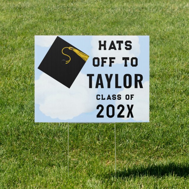 Personalized Graduation Congrats Sign (Insitu)