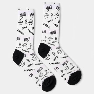 Personalized Graduation Crew Socks