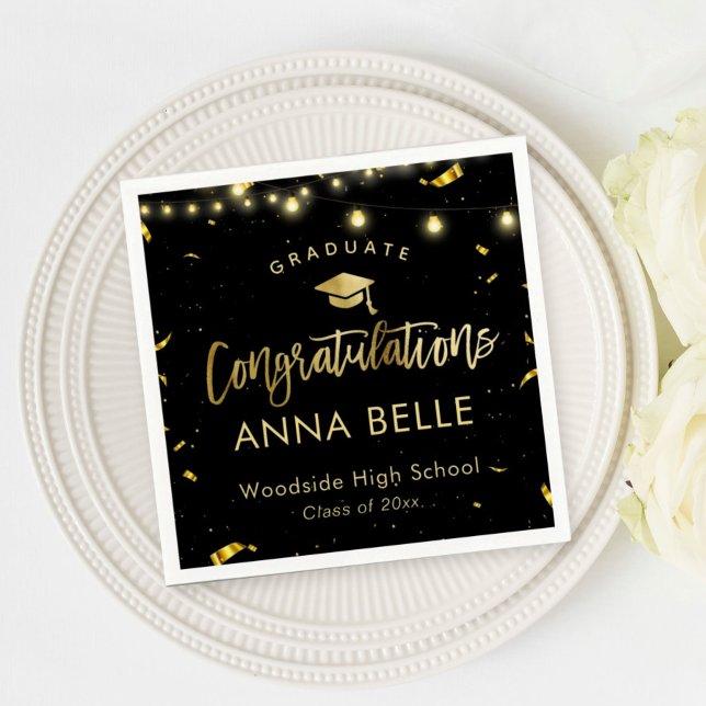 Personalized Graduation Custom Class of 2025 Napkins (Creator Uploaded)