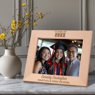 Personalized Graduation Custom Name, School, Year Engraved Frames
