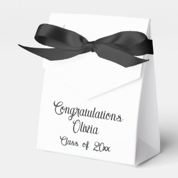 Personalized Graduation Favor Boxes by iHave2Say at Zazzle