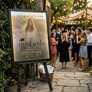 Personalized Graduation Foam Board– Name and Photo Board