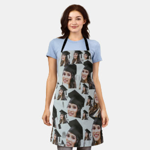 Personalized Graduation Funny Photo Face Mash Apron