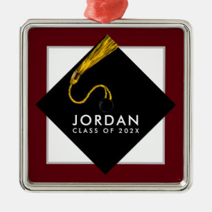 Personalized Graduation Gift 2026 Metal Ornament