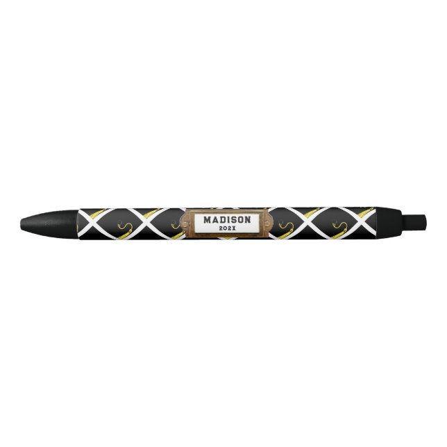 Personalized Graduation Gift Black Ink Pen (Front)