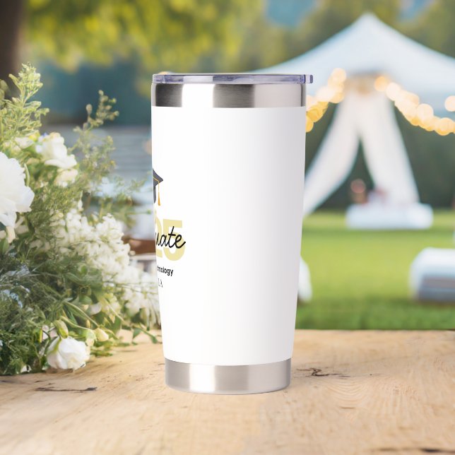 Personalized Graduation Gift - Class of 2025 Insulated Tumbler (Wedding)