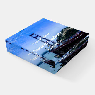 Personalized Graduation Gift-Golden Gate Square Paperweight