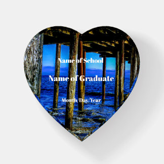 Personalized Graduation Gift-Heart Paperweight