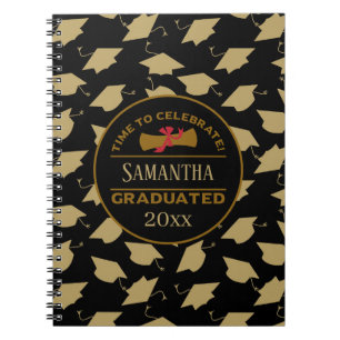 Personalized Graduation Gift Time To Celebrate Notebook
