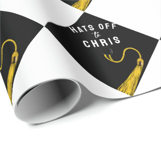 Personalized Graduation Gift Wrapping Paper
