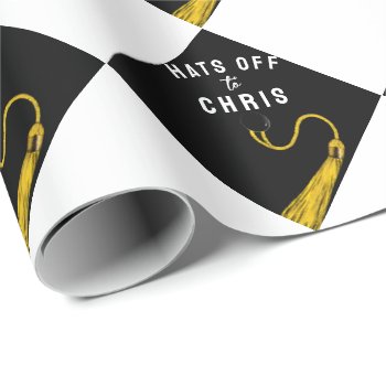 Personalized Graduation Gift Wrapping Paper by ebbies at Zazzle