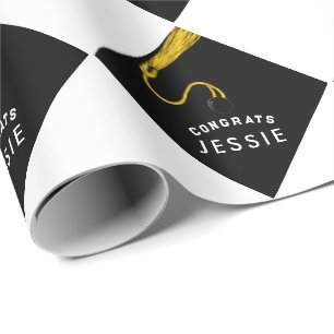 Personalized Graduation Gift Wrapping Paper
