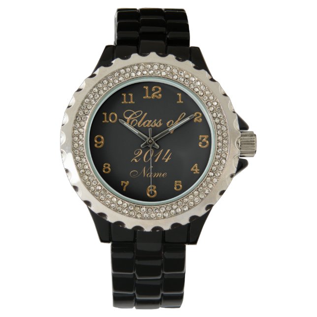 Personalized Graduation Gifts for Her YEAR & NAME Watch (Front)